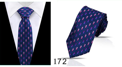 Corbata Casual Ejecutiva de Poliéster Jacquard para Hombre - Image 71