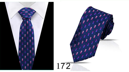 Corbata Casual Ejecutiva de Poliéster Jacquard para Hombre - Image 71