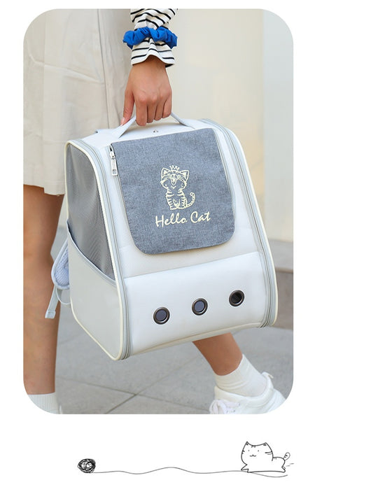 Mochila Transportadora Plegable para Gatos - Diseño Doble Respaldo Transpirable - Image 23