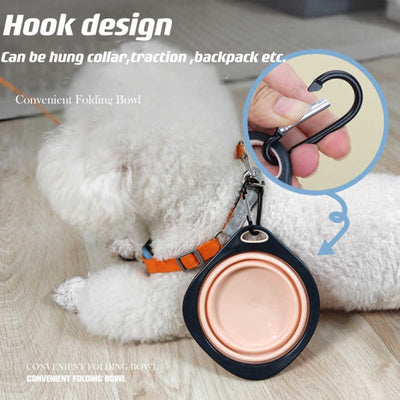 Comedero Plegable Portátil para Mascotas - Tazón de Viaje Multicolor para Perros y Gatos - Image 6