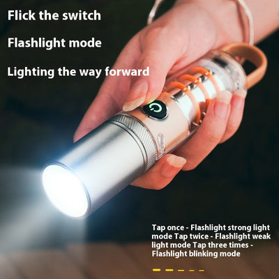 Linterna LED Potente Dual con Gancho - Luz Multifuncional - Image 2