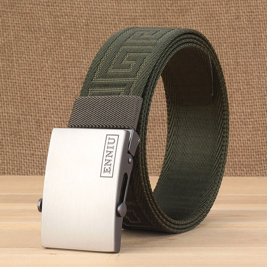 Cinturón de Lona para Hombre con Hebilla Suave - Image 11