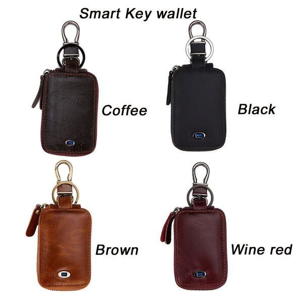 Bolsa Vintage para Llaves de Auto en Cuero Genuino