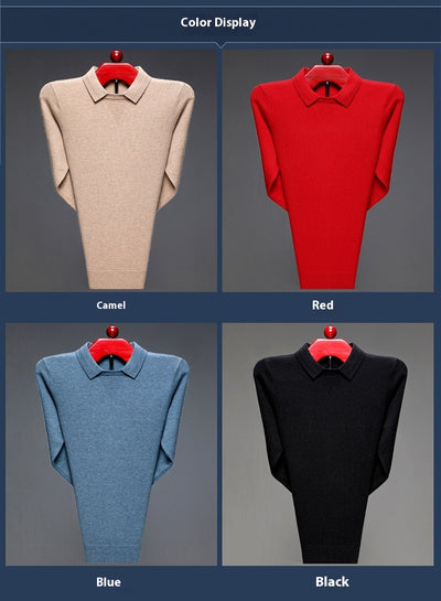 Suéter Tipo Polo de Punto - Pullover Casual de Moda - Image 17