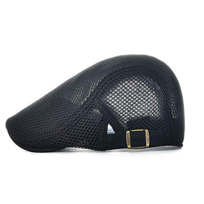 Boina Ajustable de Malla Estilo Newsboy - Gorra Plana Vintage - Image 3