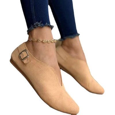 Zapatos Planos Punta Aguda Casual Elegantes - Image 5
