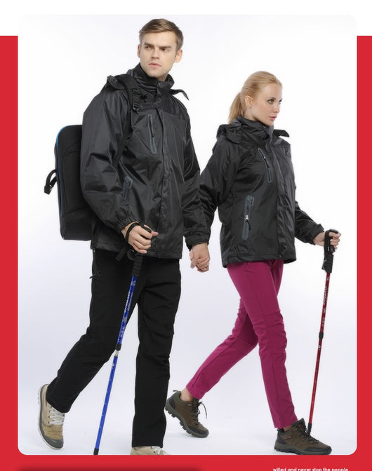 Chaqueta Impermeable Cortaviento Unisex para Aventuras al Aire Libre - Image 16