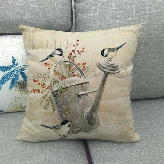 Funda de Almohada de Lino Colección Año Nuevo Navidad - Image 16