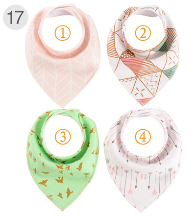 Baberos para Bebé de Algodón Puro Impermeables - Set de 4 Piezas - Image 9