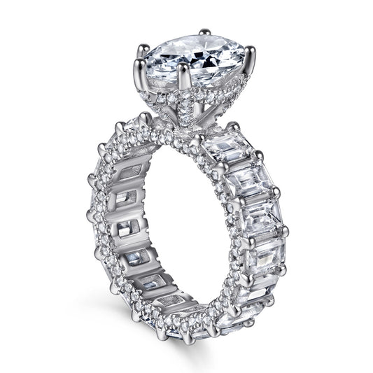 Anillo de Plata Esterlina 925 Elegante Gota de Lujo para Mujer - Image 2