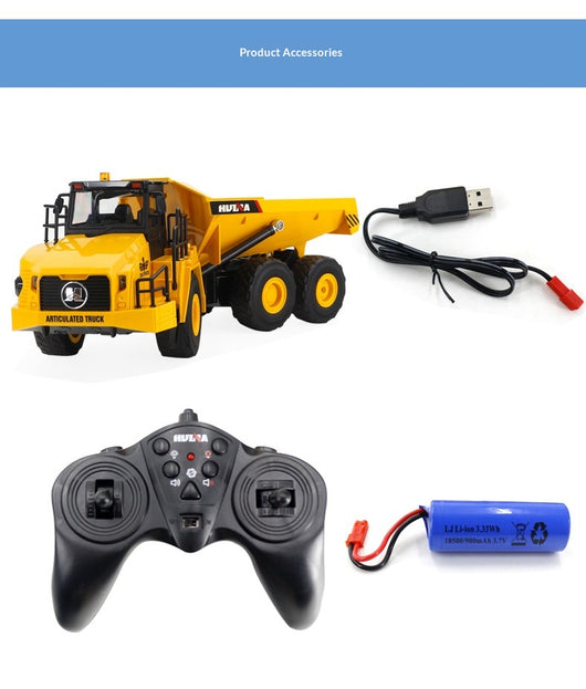 Camión Volquete Teledirigido Eléctrico para Niños - Image 11
