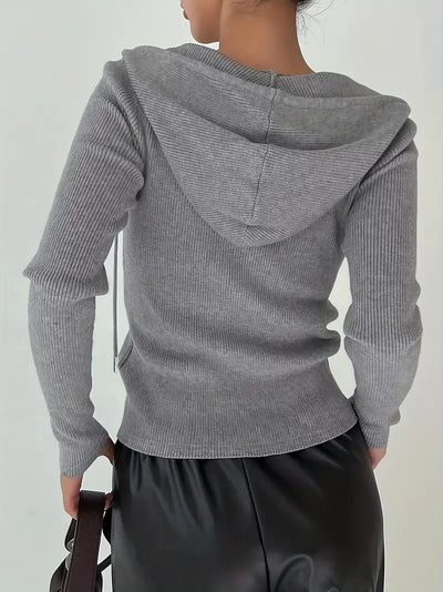 Chaqueta Slim Fit con Capucha para Mujer - Image 11