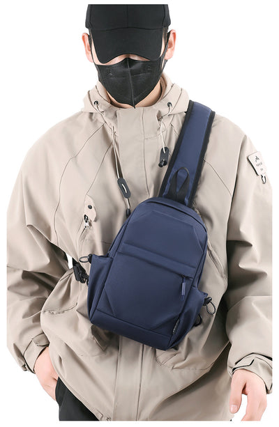 Mochila Pecho Oxford para Hombre - Bolsa Cruzada Funcional - Image 32