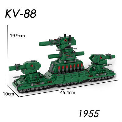 Bloques de Construcción Compatibles Tanque KV-99/KV-44 - Set MOC para Coleccionistas - Image 9