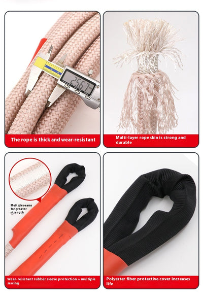 Cuerda de Remolque Elástica para Vehículos Todoterreno y Tracción - Image 11