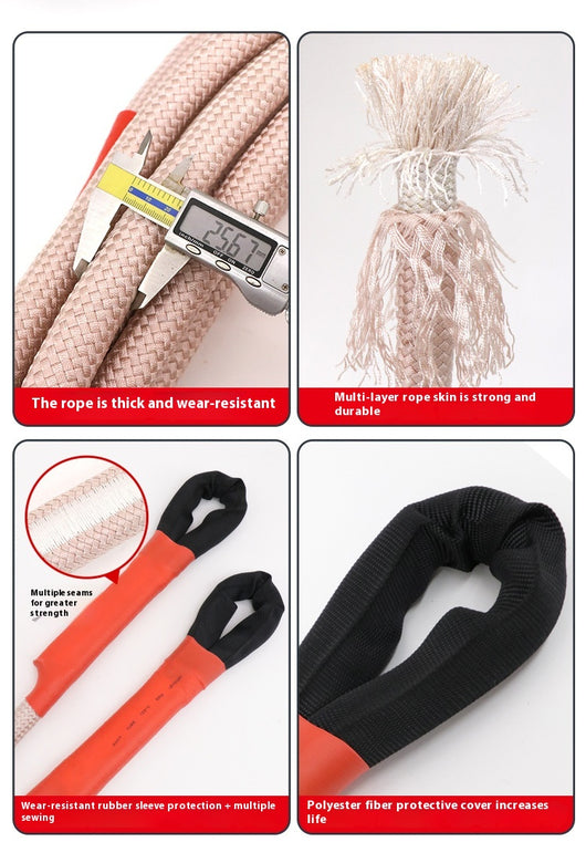 Cuerda de Remolque Elástica para Vehículos Todoterreno y Tracción - Image 11