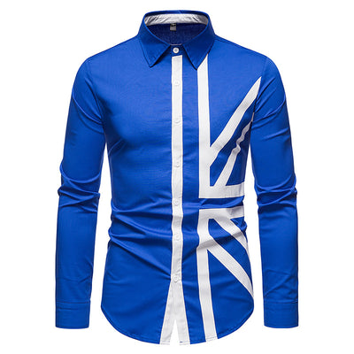 Camisa Vaquera Occidental Manga Larga con Costuras de Diseño para Hombre - Image 12