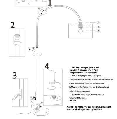 Lámpara de Piso para Pesca con Control de Botón - Image 21