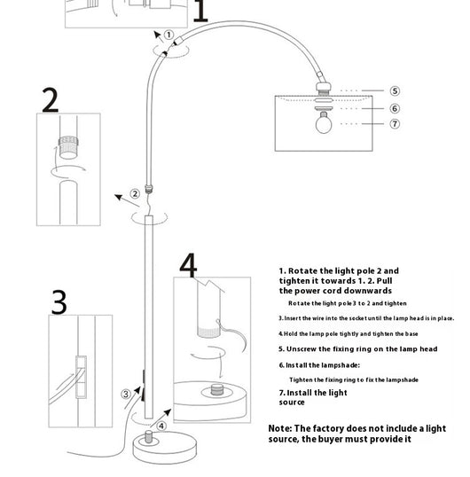 Lámpara de Piso para Pesca con Control de Botón - Image 21