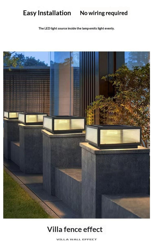 Luminarias Solares LED para Jardín - Iluminación de Pared Exterior - Image 17