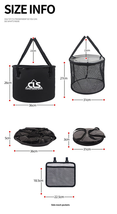 Cubo Filtrador Portátil Plegable Multiusos - Image 7