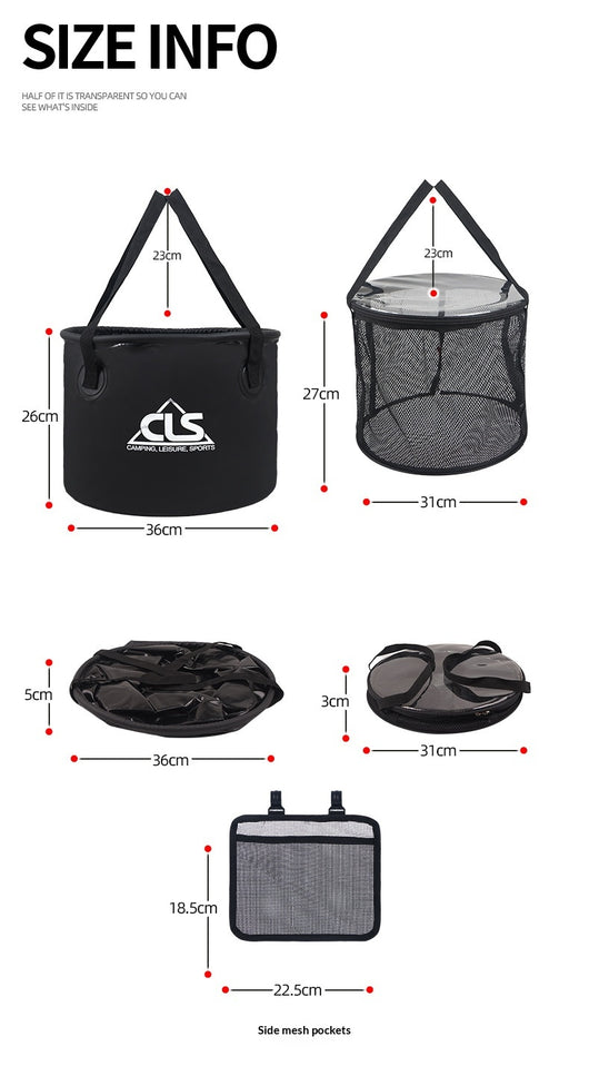 Cubo Filtrador Portátil Plegable Multiusos - Image 7