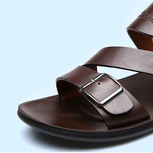 Sandalias Hombre Cómodas Barefoot con Hebilla Ajustable - Image 15