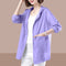 Chaqueta Protectora UV Suelta Talla Grande para Mujer