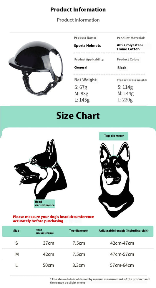 Casco de Seguridad para Mascotas en Moto - Protección Divertida para Perros y Gatos - Image 13