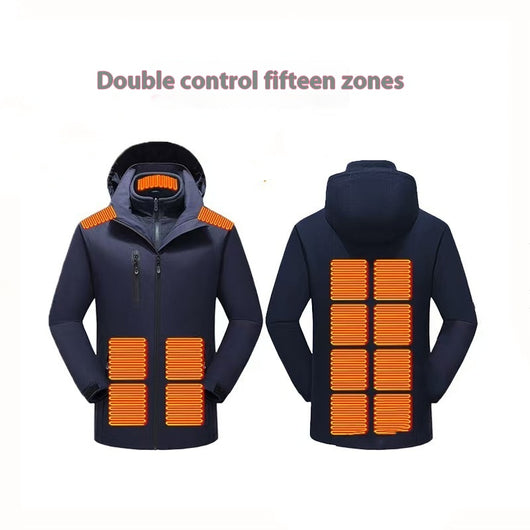 Chaqueta Térmica Inteligente Dual Zone para Montaña y Expediciones en Frío Extremo - Image 3