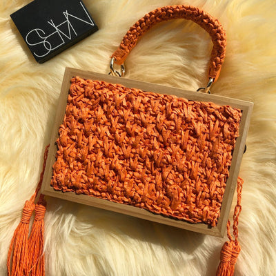 Bolsa de Paja con Marco de Madera - Image 10