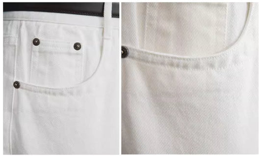 Pantalones Vaqueros Retro Lavados Talle Alto Clásicos - Image 18