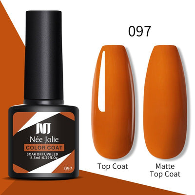 Esmalte de Uñas Gel Rojo Navideño con Brillo Reflectante UV - Image 92