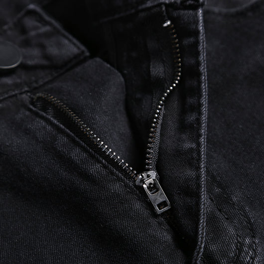 Jeans Rotos Estampados para Hombre con Tela Elástica - Image 4