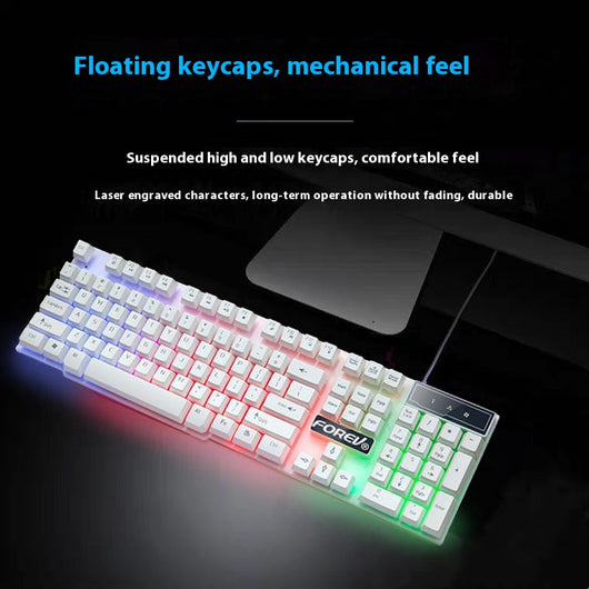 Teclado Iluminado con Cable para Computadora de Escritorio y Portátil - Image 2