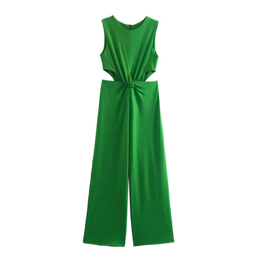 Jumpsuit de Cintura Alta con Nudo Anudado para Mujer - Image 18