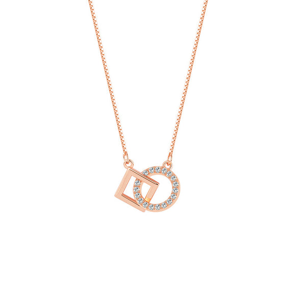 Collar Plata 925 Cadena Clavícula Mujer Lujo Nicho Verano