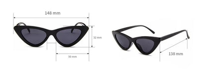 Gafas de Sol Retro Triángulo Marco Pequeño - Image 17