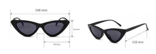 Gafas de Sol Retro Triángulo Marco Pequeño - Image 17