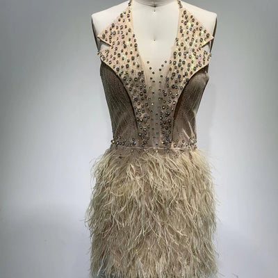 Vestido de Fiesta con Lentejuelas y Borlas Elegante para Mujer - Image 2