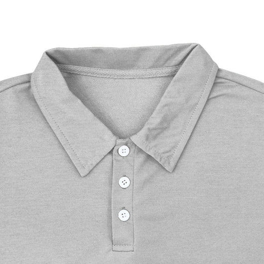 Camiseta Casual con Solapa y Botones para Hombre - Image 32