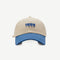 Gorra de Moda con Detalles de Costura y Contraste de Colores