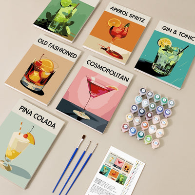 Kit de Pintura al Óleo Miniatura DIY - Paisajes y Flores para Principiantes - Image 55