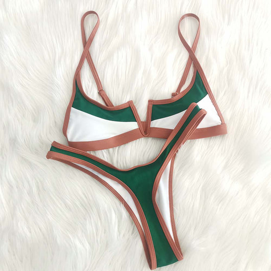 Bikini Dividido Estilo Europeo Sexy y Moderno - Image 16