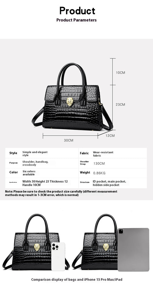 Bolsa Mensajera de Hombro Elegante con Gran Capacidad para Mujer - Image 21