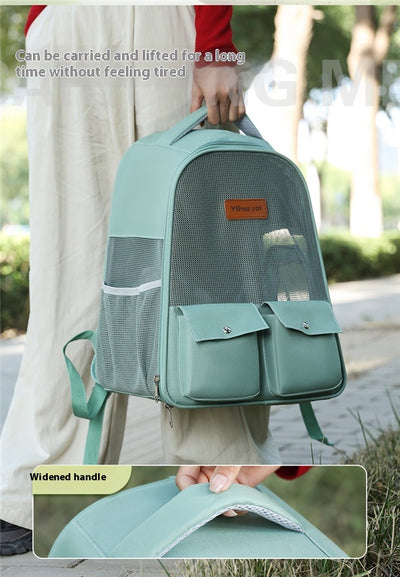 Mochila Transportadora Respirable para Mascotas - Gran Capacidad y Plegable - Image 31