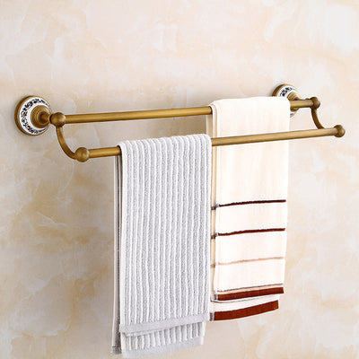 Juego de Toallero Estilo Europeo en Cobre Antiguo - Accesorios de Baño Completos - Image 29