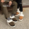 Zapatos de Plataforma para Mujer con Tacón Cubierto y Algodón