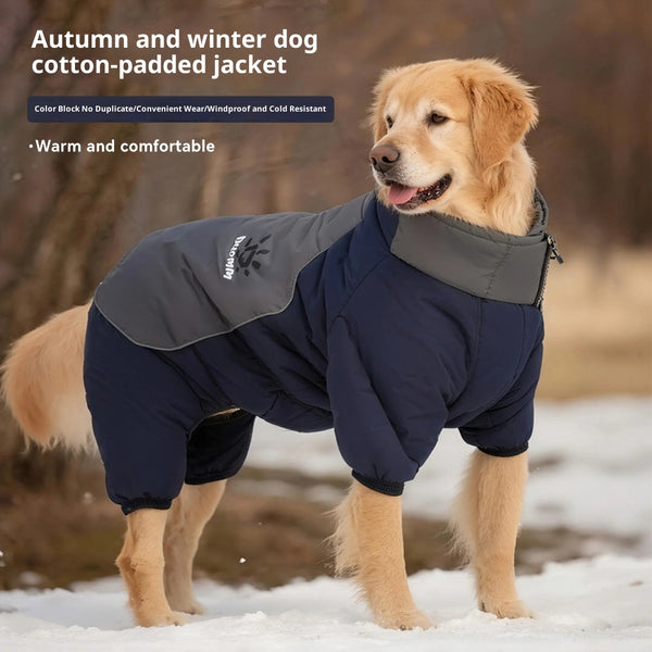 Abrigo Reflectante para Perros - Algodón Grueso con Visibilidad Alta