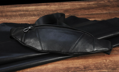 Bolsa Pecho Cuero Oveja para Hombre - Deportiva y Casual - Image 11